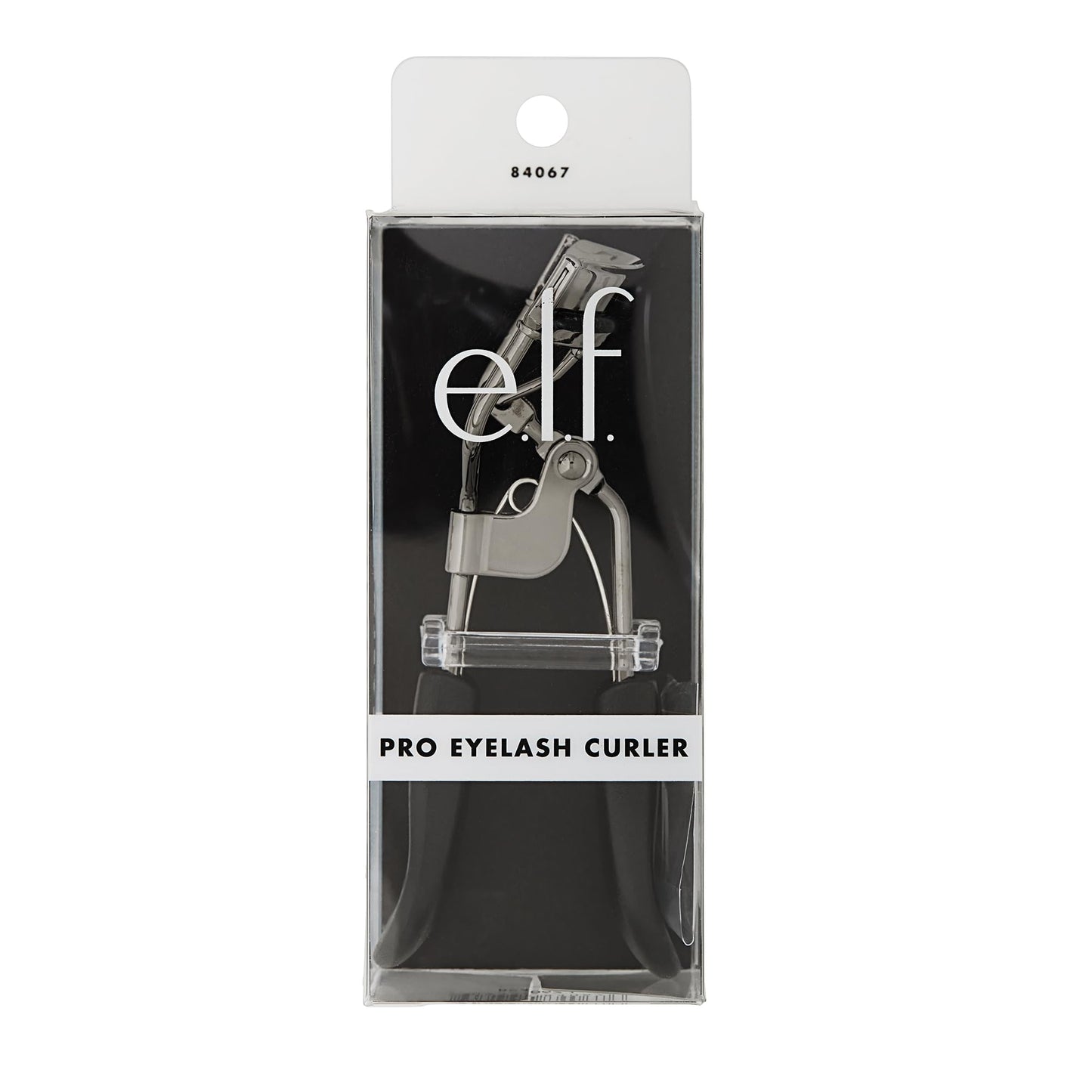 e.l.f. Pro Eyelash Curler, Strong, Contoured, Eye-Opening, Voluminous Lashes, Includes Additional Rubber Replacement Pad, Silver