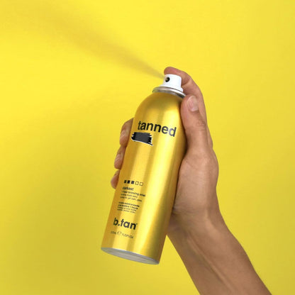 b.tan Dark Self Tanner Mousse | Get Tanned - Best, 1 Hour Express Sunless Tanning Foam, No Fake Tan Smell, Ultra Dark Bronzing Glow, Face & Body, Vegan, Cruelty Free, 6.7 Fl Oz