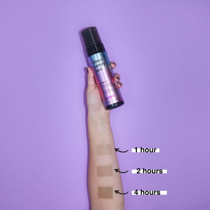 b.tan Dark Self Tanner Mousse | Get Tanned - Best, 1 Hour Express Sunless Tanning Foam, No Fake Tan Smell, Ultra Dark Bronzing Glow, Face & Body, Vegan, Cruelty Free, 6.7 Fl Oz