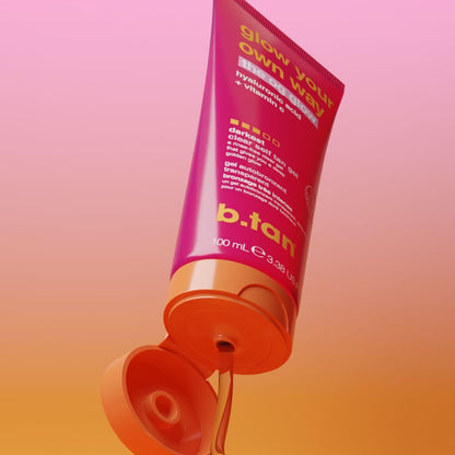 b.tan Dark Self Tanner Mousse | Get Tanned - Best, 1 Hour Express Sunless Tanning Foam, No Fake Tan Smell, Ultra Dark Bronzing Glow, Face & Body, Vegan, Cruelty Free, 6.7 Fl Oz