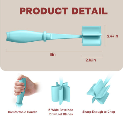 Meat Chopper, Hamburger Grinder, Premium Heat Resistant Smasher for Ground Beef, Burger Grinder Nylon Potato Mix Tool, Meat & Poultry Tenderizers-Black