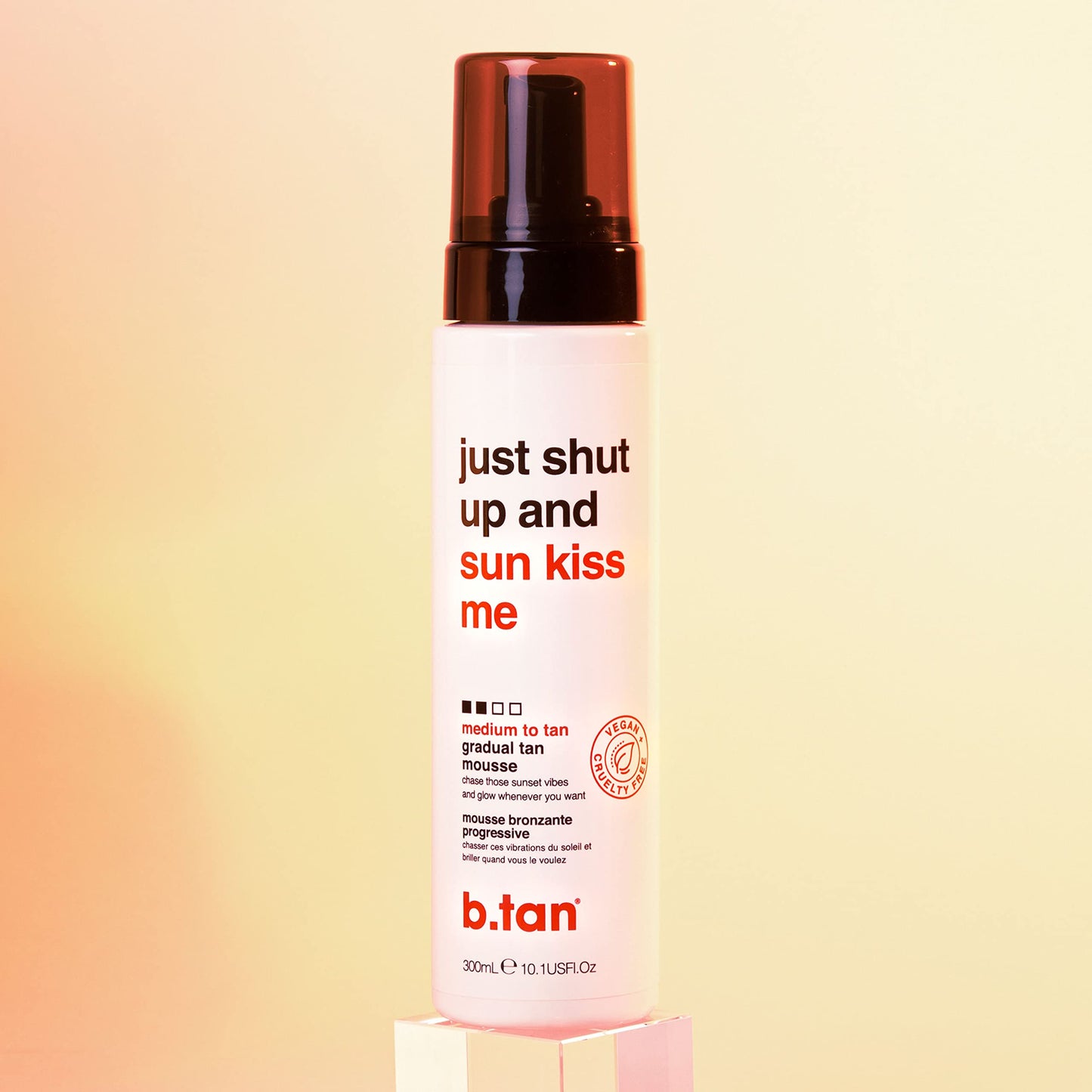 b.tan Dark Self Tanner Mousse | Get Tanned - Best, 1 Hour Express Sunless Tanning Foam, No Fake Tan Smell, Ultra Dark Bronzing Glow, Face & Body, Vegan, Cruelty Free, 6.7 Fl Oz