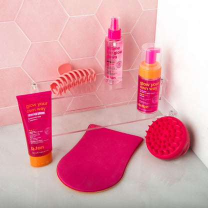 b.tan Dark Self Tanner Mousse | Get Tanned - Best, 1 Hour Express Sunless Tanning Foam, No Fake Tan Smell, Ultra Dark Bronzing Glow, Face & Body, Vegan, Cruelty Free, 6.7 Fl Oz