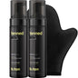 b.tan Dark Self Tanner Mousse | Get Tanned - Best, 1 Hour Express Sunless Tanning Foam, No Fake Tan Smell, Ultra Dark Bronzing Glow, Face & Body, Vegan, Cruelty Free, 6.7 Fl Oz