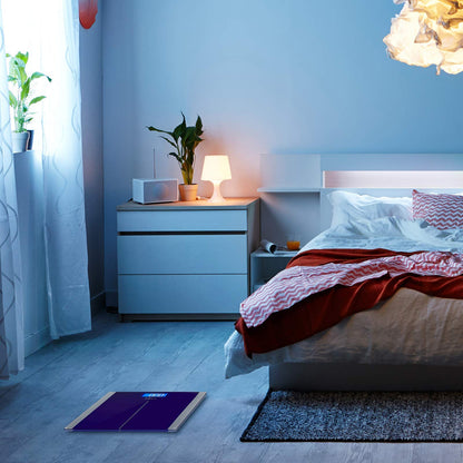 Etekcity Digital Body Weight Bathroom Scale, Large Blue LCD Backlight Display, High Precision Measurements,6mm Tempered Glass, 400 Pounds