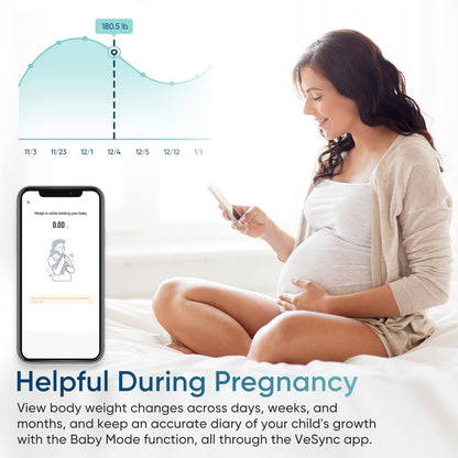 Etekcity Digital Body Weight Bathroom Scale, Large Blue LCD Backlight Display, High Precision Measurements,6mm Tempered Glass, 400 Pounds