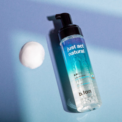 b.tan Dark Self Tanner Mousse | Get Tanned - Best, 1 Hour Express Sunless Tanning Foam, No Fake Tan Smell, Ultra Dark Bronzing Glow, Face & Body, Vegan, Cruelty Free, 6.7 Fl Oz