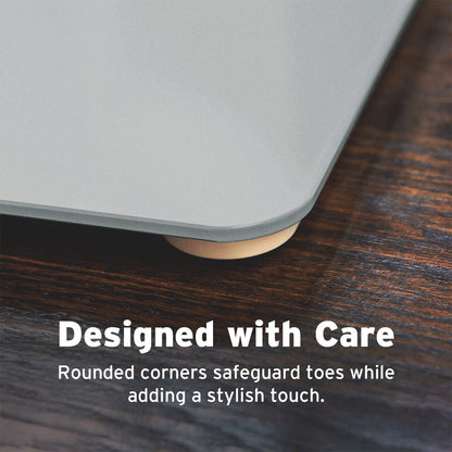 Etekcity Digital Body Weight Bathroom Scale, Large Blue LCD Backlight Display, High Precision Measurements,6mm Tempered Glass, 400 Pounds