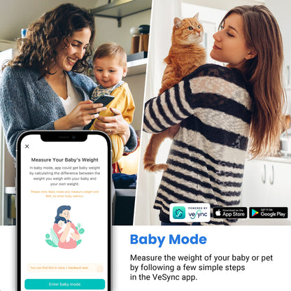 Etekcity Digital Body Weight Bathroom Scale, Large Blue LCD Backlight Display, High Precision Measurements,6mm Tempered Glass, 400 Pounds
