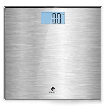 Etekcity Digital Body Weight Bathroom Scale, Large Blue LCD Backlight Display, High Precision Measurements,6mm Tempered Glass, 400 Pounds